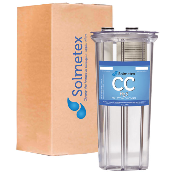 Solmetex HG5-002CR HG5 Dental Amalgam Collection Container With Recycle Kit Solmetex HG5-002CR HG5 Dental Amalgam Collection Container With Recycle Kit